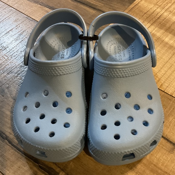 NWOT Crocs 204536 Kids Classic Clog Slip Oxygen Light Blue Unisex Toddler C10 - Picture 2 of 6
